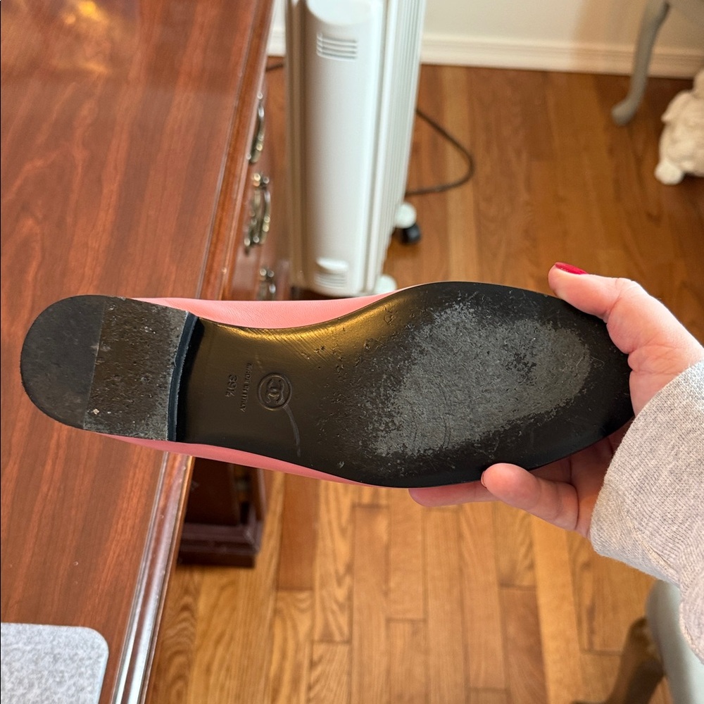 CHANEL pink and Black Women's Flats. Size 39.5 - Picture 6 of 15